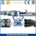 CE STANDARD HDPE DOUBLE WALL CORRUGATED PIPE MACHINE